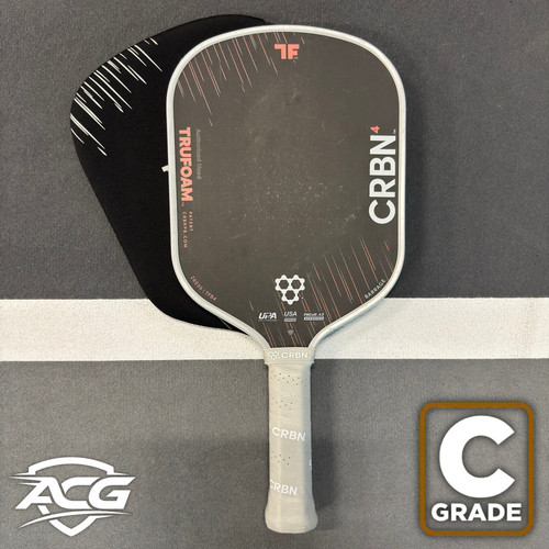 CRBN4 TruFoam Barrage (Used) Hybrid Pickleball Paddle w/ Free Case (C Grade)