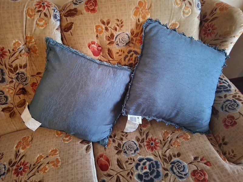 Vintage Kmart Essential Home  16x16  Inch Decorative Throw Pillow