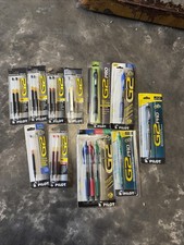 LOT Of 11 G2 Refills  7 G2 Pilot Pens. MIXED LOT In Package.