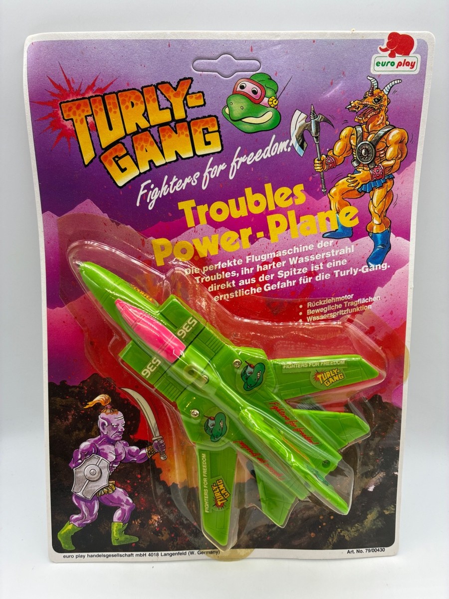 Vintage Turly Gang Troubles Power Plane Toy Figure MOTU KO MOC