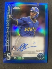2025 Topps Chrome Ryan Bliss True Blue Refractor Rookie Auto /150 RC