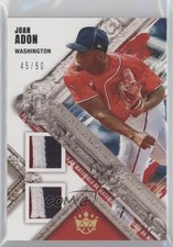 2022 Panini Diamond Kings DK Materials Holo Gold 45/50 Joan Adon #DKM-JA 7m3