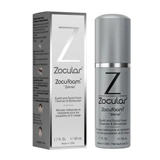 Zocular ZocuFoam Eyelid  Facial Foam Cleanser  Moisturizer Eyelid Scrub 1.7 Oz