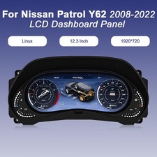 For Nissan Patrol Y62 2008-2022 Lcd Digital Instrument Cluster Speedometer Gauge
