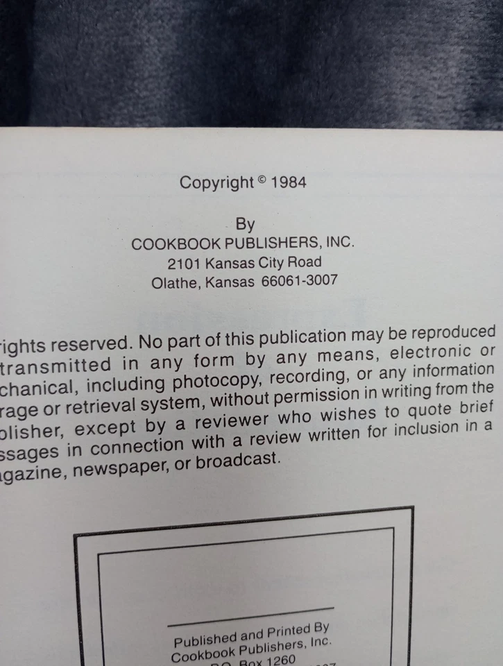 East Maiden Baptist Church Cookbook Maiden, NC 1984 - Image 3 of 4