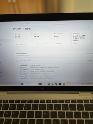 HP EliteBook x360 1030 G4 – i7 | 16GB RAM | 256GB SSD | Touch | 2