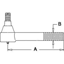 AH101187 Tie Rod Fits John Deere 6620 7720 8820 Combines