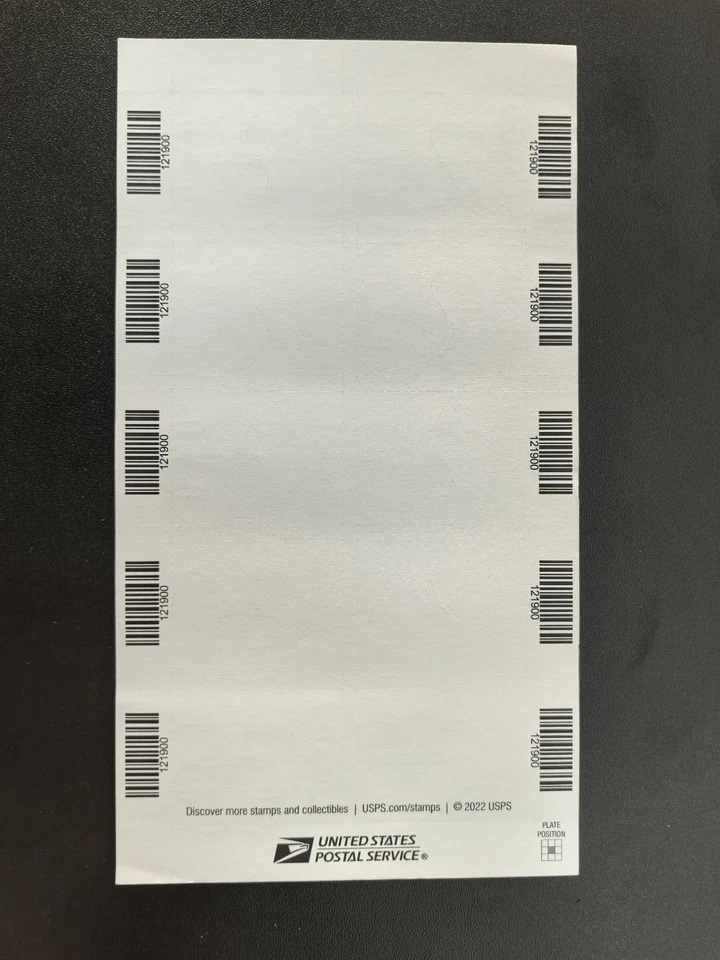 Sello de Estados Unidos 2022 Geometría Floral 5 Hojas de 20/(Un total de 100 sellos) Foto 2 de 2