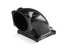 Holley EFI 300-253BK Billet 4500 EFI Throttle Body Intake Elbow-LS- Black Finish