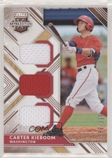 2018 Panini Elite Extra Edition Triple Materials /399 Carter Kieboom #TM-CK z7h