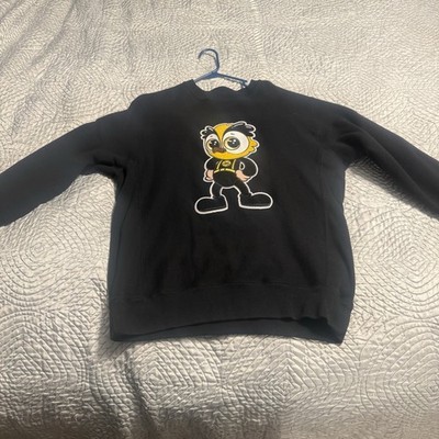 3BLACKDOT  Vanoss Men's Black Fleece Crewneck Sweatshirt Pullover Size L