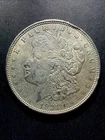 1921-D Morgan Silver Dollar Au No Reserve, 90% Silver