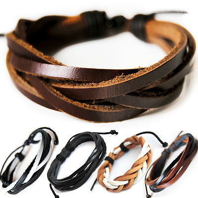 Lederarmband Surferarmband Unisex ! Armband Leder Herren Damen Leather Bracelet