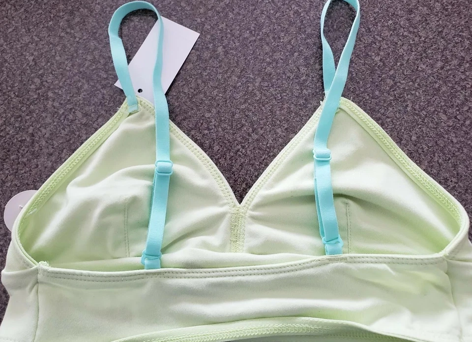 Maidenform Girl's Size Medium (7/8) Bralette ~ Limeade Twist ~ 9 - Image 2 of 3