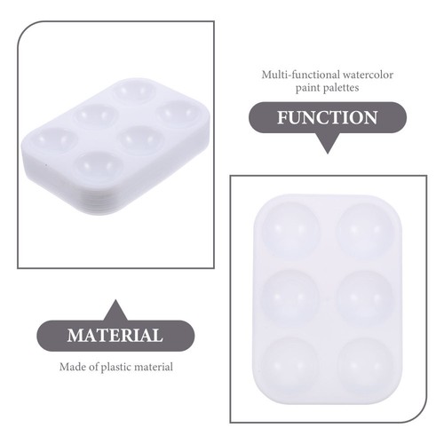 12 Pcs Palette Child Convenient Pigment Trays Paint Color Mixers Small - Picture 9 of 12