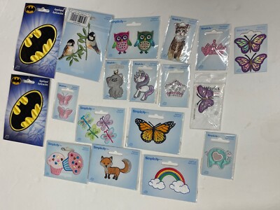 Simplicity Appliqué Iron-on Patch YOU PICK animals bird princess butterfly
