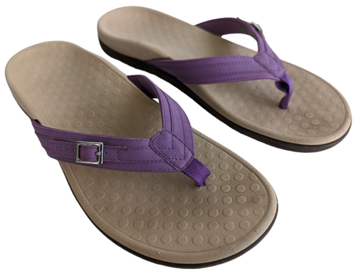 Vionic Tide Patty Womens Size 10 Purple Walking Flip Flop Slipper Thong  Sandals | eBay