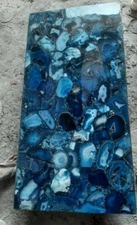 18" x 12" Blue Agate Table Top / Slab Agate Natural stones / Counter Top
