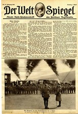 Der Kronprinz bei den Flammenwerfern der 5.Armee Titelblatt von 1918