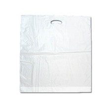 50 DKT Tragetaschen, 51my, weiss, 55x60+2x5cm, T&uuml;ten