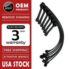 8mm 6 Spark Plug Wireset for 1997-2004 Mitsubishi Montero Sport 3L 3.5L 671-6228