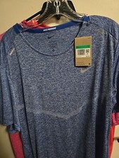 2-NWT Nike CZ9184-Men's Dri-Fit Run Division Rise Tee Shirt Sangria XL Plus