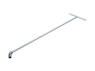 KTC THF2-10L, T-Type Flex Wrench Long (With Magnet), 10mm