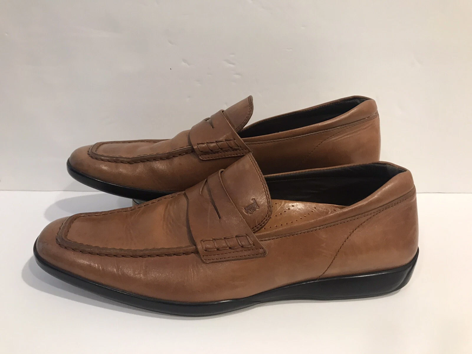 TOD’S Mocassino da uomo Tods in pelle marrone mocassino mocassino mocassino taglia 7 5