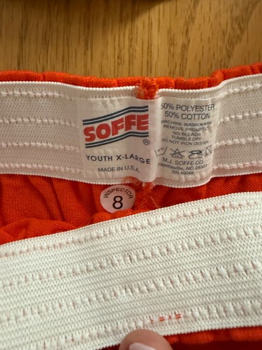 NEW Soffe Orange Shorts & Navy Skort Lot of 2 Cheer Youth XL - Picture 6 of 8