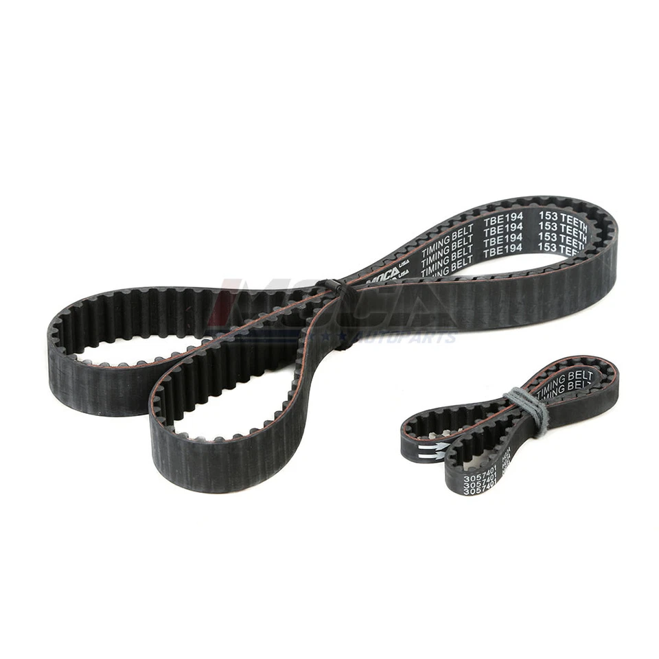 Kit tensor hidráulico bomba de agua correa de distribución para 90-92 Mitsubishi Galant 2,0 L Foto 2 de 4