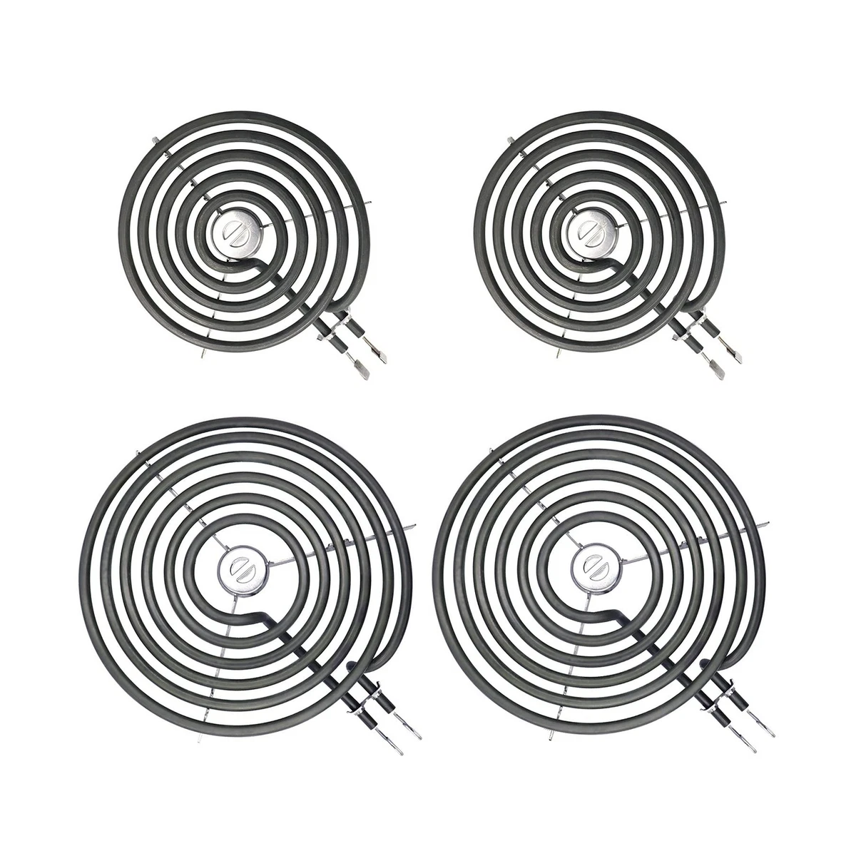 4 Pack WB30M1 and WB30M2 Electric Stove Burner Replacement for GE Hotpoint  Ke... | eBay