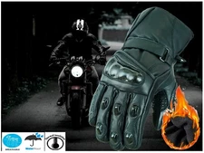Extra Soft Analin Leather Motorcycle Gloves Racing Carbon Knuckle Protection