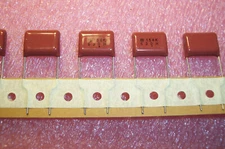 QTY(400) .15uf 630V 10% METALLIZED POLYESTER FILM CAPACITORS ECQE6154K PANASONIC