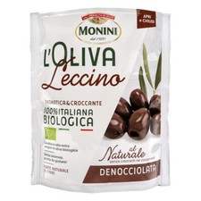 Monini Leccino Bio Olives Rouge Entsteint Al Natural Italia 150g