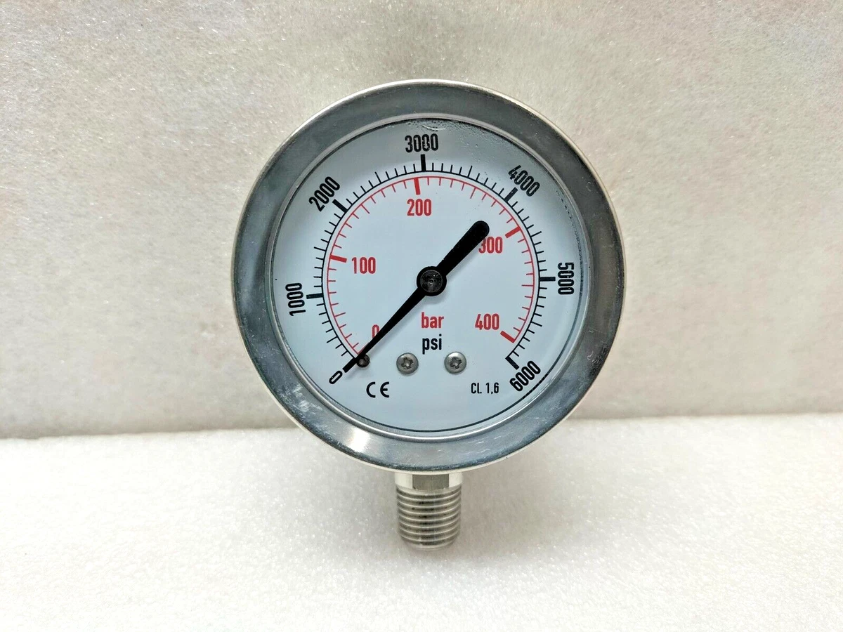 Glycerine filled pressure gauge deals