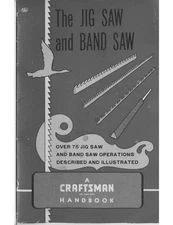 1963 Craftsman The Jig Saw and Band Saw Instructions