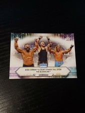 2021 Topps WWE Base Card #5 King Corbin's Court Stands Tall Over The Bloodline