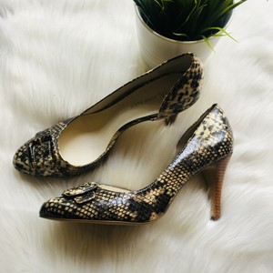 anne klein snakeskin heels