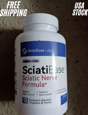 SciatiEase Labs Sciati Ease Sciatic Nerve Formula 120 Capsules - New! Exp 12/26-
