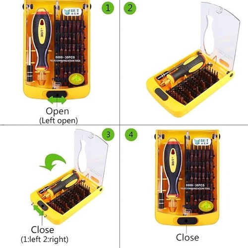 BST-888B Strong Magnetic Precision Screwdriver Set for Computer Laptop Repairing - Picture 7 of 7