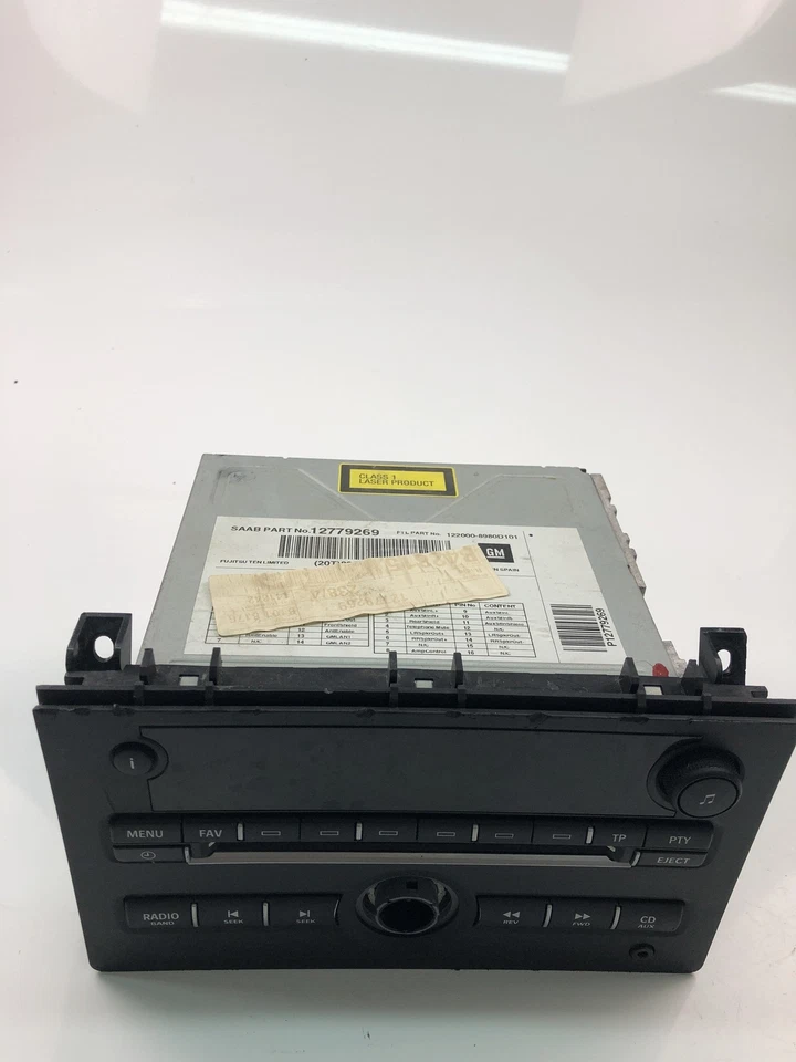 NP2928 SAAB CD Radio Kontrolle 12779269 [Stecker / Code Nicht Inbegriffen] - Bild 2 von 4