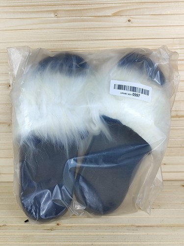 Nasogetch Women Sliders Fluffy Slippers, Faux Fur Open Toe Slides Sandals UK 6/7 - Picture 6 of 7