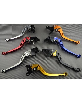 Levier De Frein/Embrayage Long CNC Rouge Pour Yamaha YZF R1 (2004-2008) - Neuf