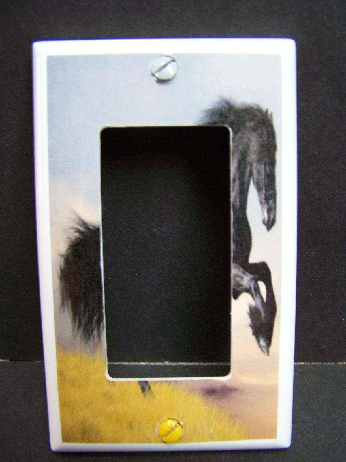 BLACK STALLION HORSE # 1 LIGHT SWITCH COVER PLATE OR OUTLET COVER | eBay