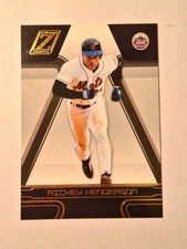 2005 Donruss Zenith Z‑Gold Rickey Henderson #235 – Rare Parallel – Mets – HOF