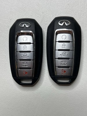 LOT OF 2 OEM 19-22 INFINITI Q50 Q60 SMART KEY KEYLESS REMOTE FOB S180144716