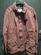 Image of Barbour Ashby New With Tags Men's Wax Jacket in Burnt Heather, size M, RRP £269