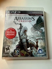 Assassin's Creed 3 (Sony PlayStation 3, PS3) CIB, Tested