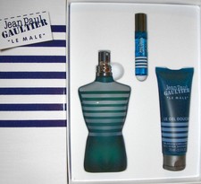 Jean Paul Gaultier LE MALE 125 ml / 4.2oz Edt Spray Rare BPI Formula Men 3pc Set