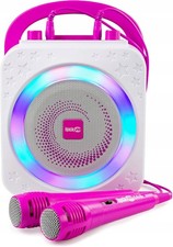 RockJam Altoparlante Bluetooth, Set Karaoke Wireless, Due Microfoni, 8 W